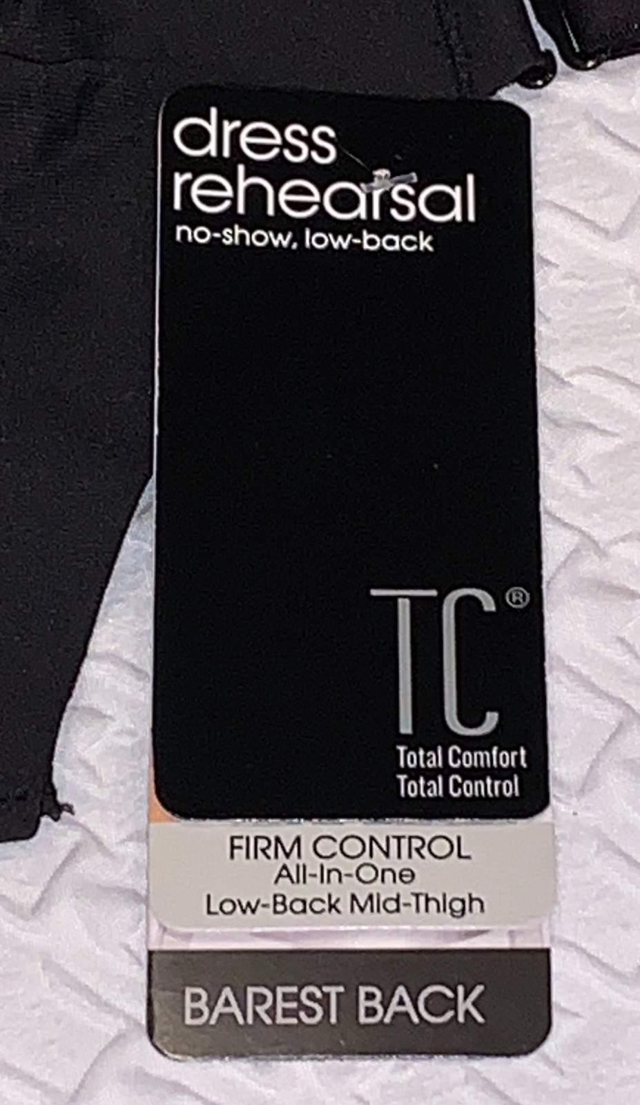 TC FINE INTIMATES Dress Rehearsal Barest Back All In One Bike Body Suit Womens L