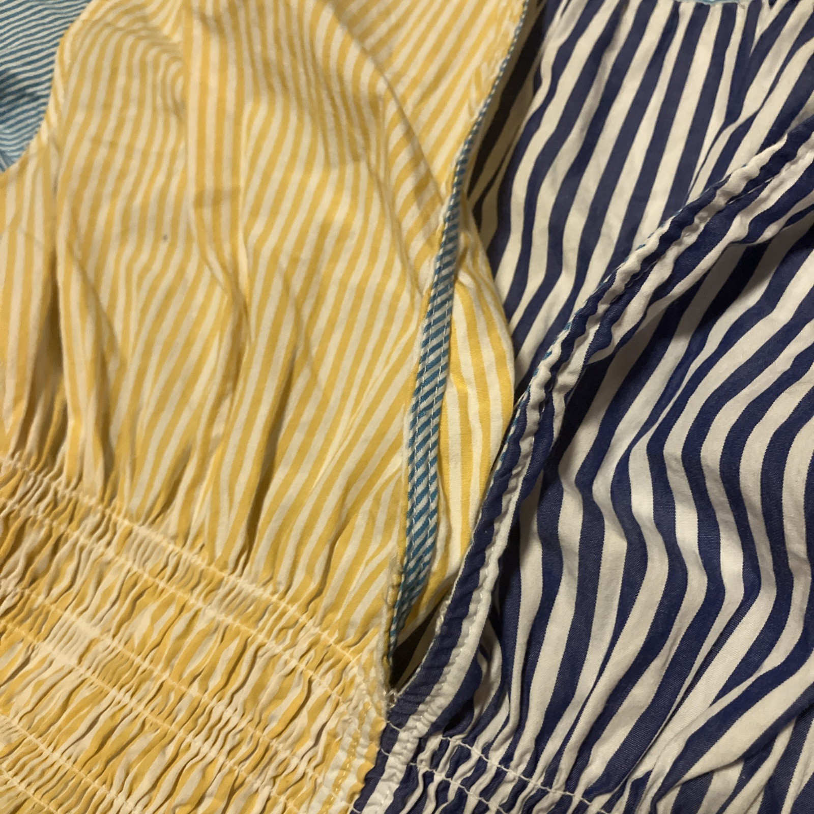 Solid & Striped Solid & Striped The Delilah Shirt Dress Mixed Stripe Read Deep V