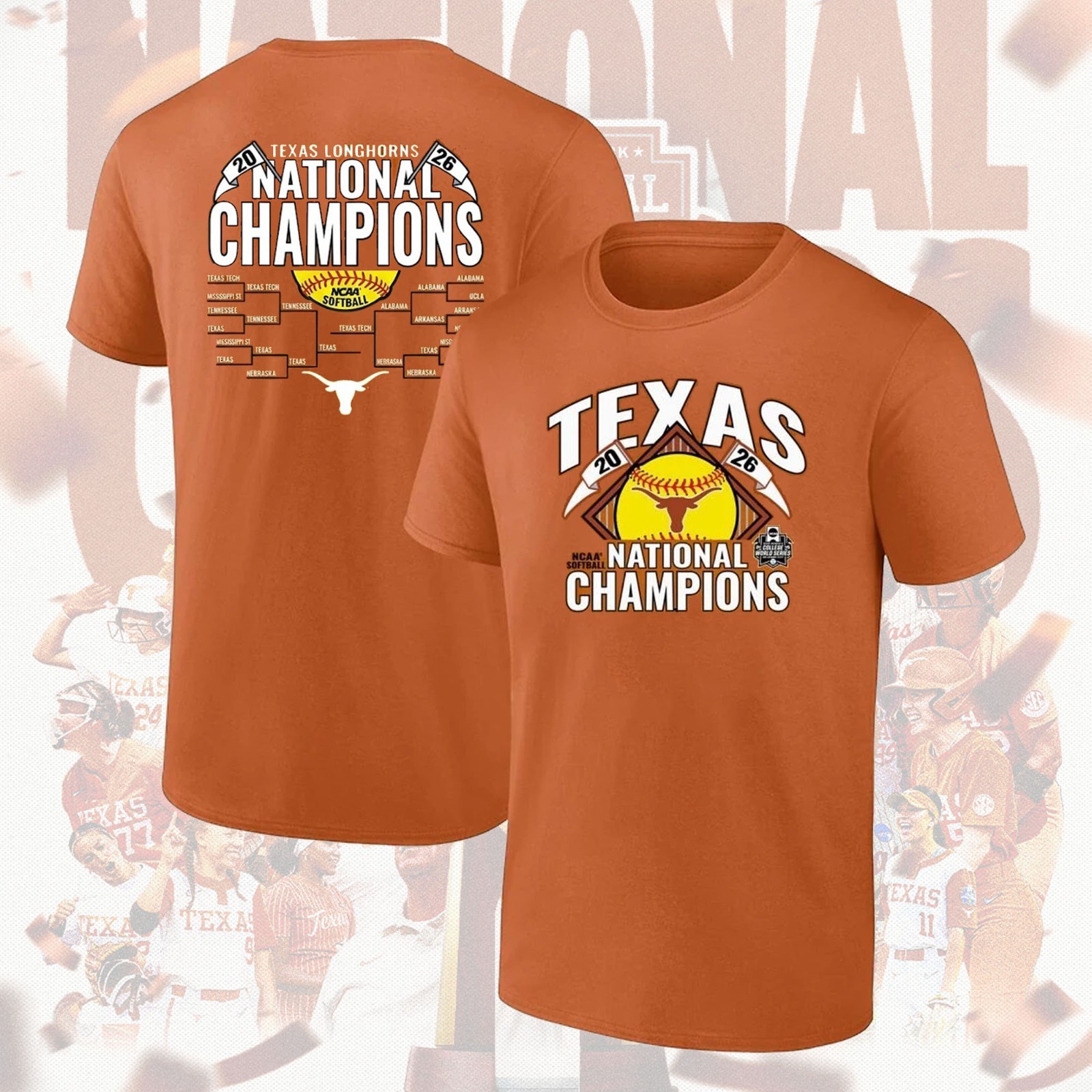 HOT NEW! Texas Longhorns Softball 2026 NCAA National Champions Gift For Fans