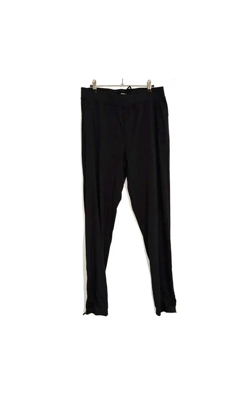 Zyia Active Black Ankle Zip Joggers Large