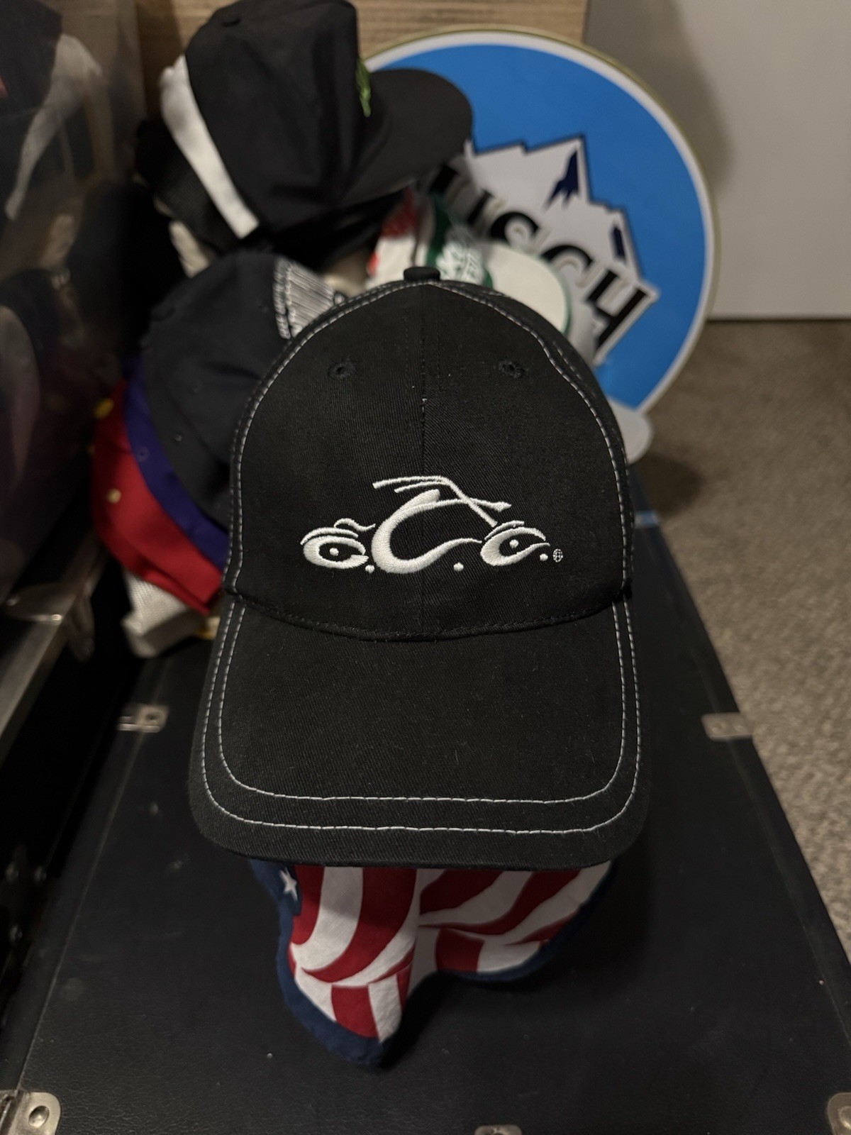 Orange County Choppers embroidered Official black Hat Mens Cap Strapback