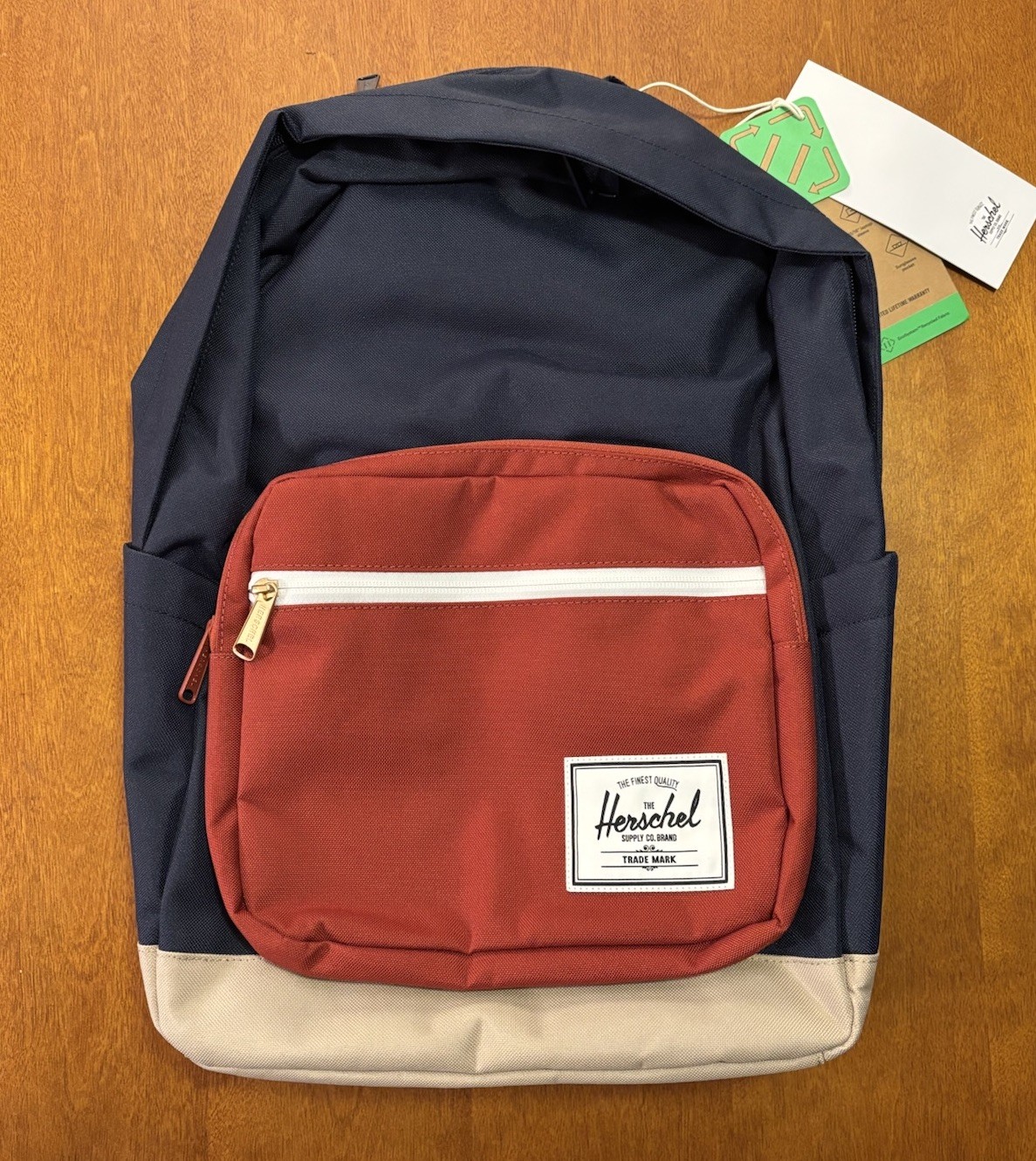 Herschel Pop Quiz Backpack Navy/Red/Cream