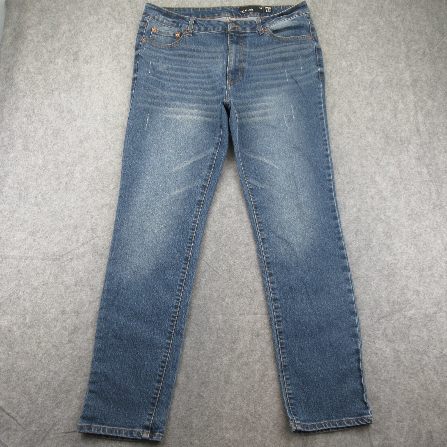 WXYZ Nomad Slim Fit Men’s Jeans Blue W36 L32 Denim Stretch