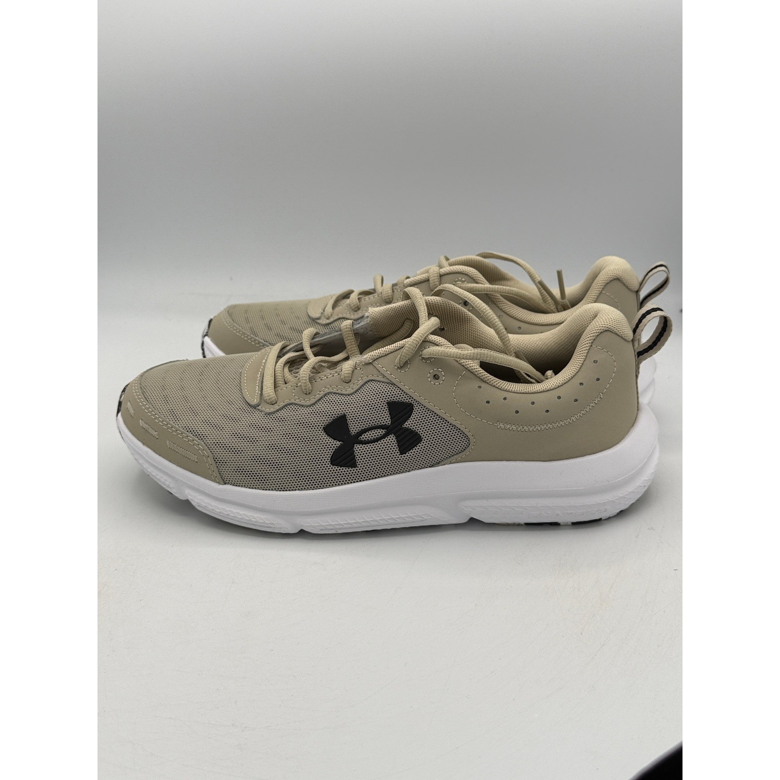 Under Armour Charged Assert 10 Shoes Mens 9.5 Tan Marbled 3026175-289
