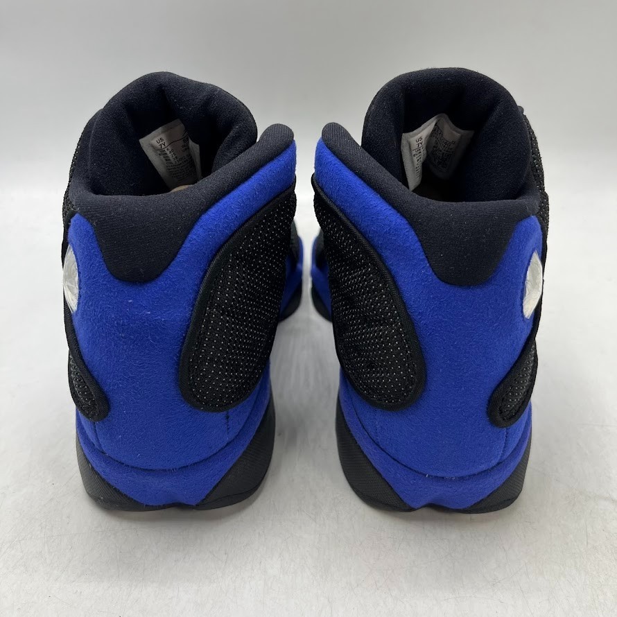 Jordan 13 Retro Black Hyper Royal Blue Sneakers 884129-040 Size US 7Y New