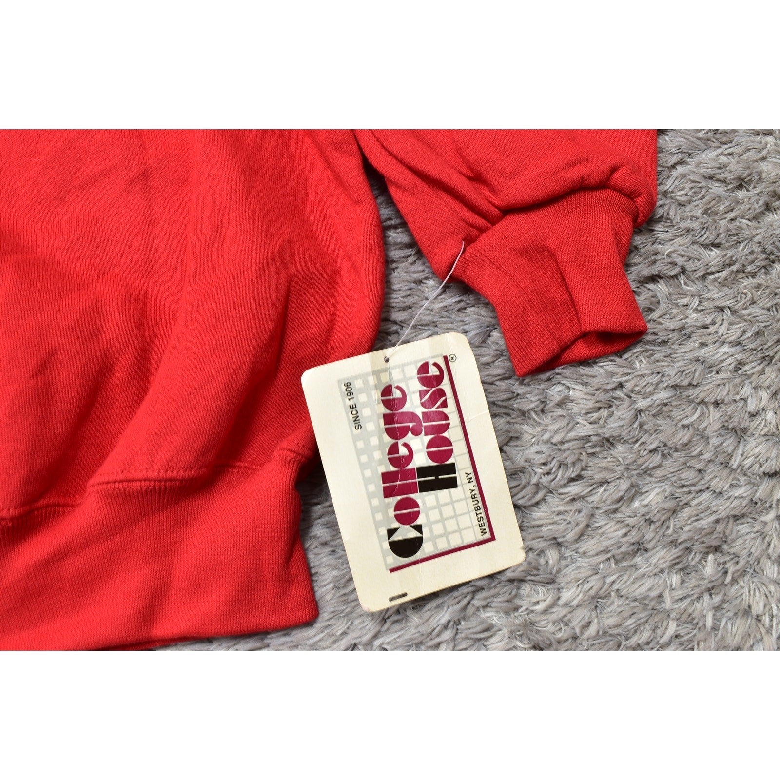 NEW Jerzees VTG Bishop AHR Red Pullover Sweatshirt Men Polyester Big 2X CrewNeck
