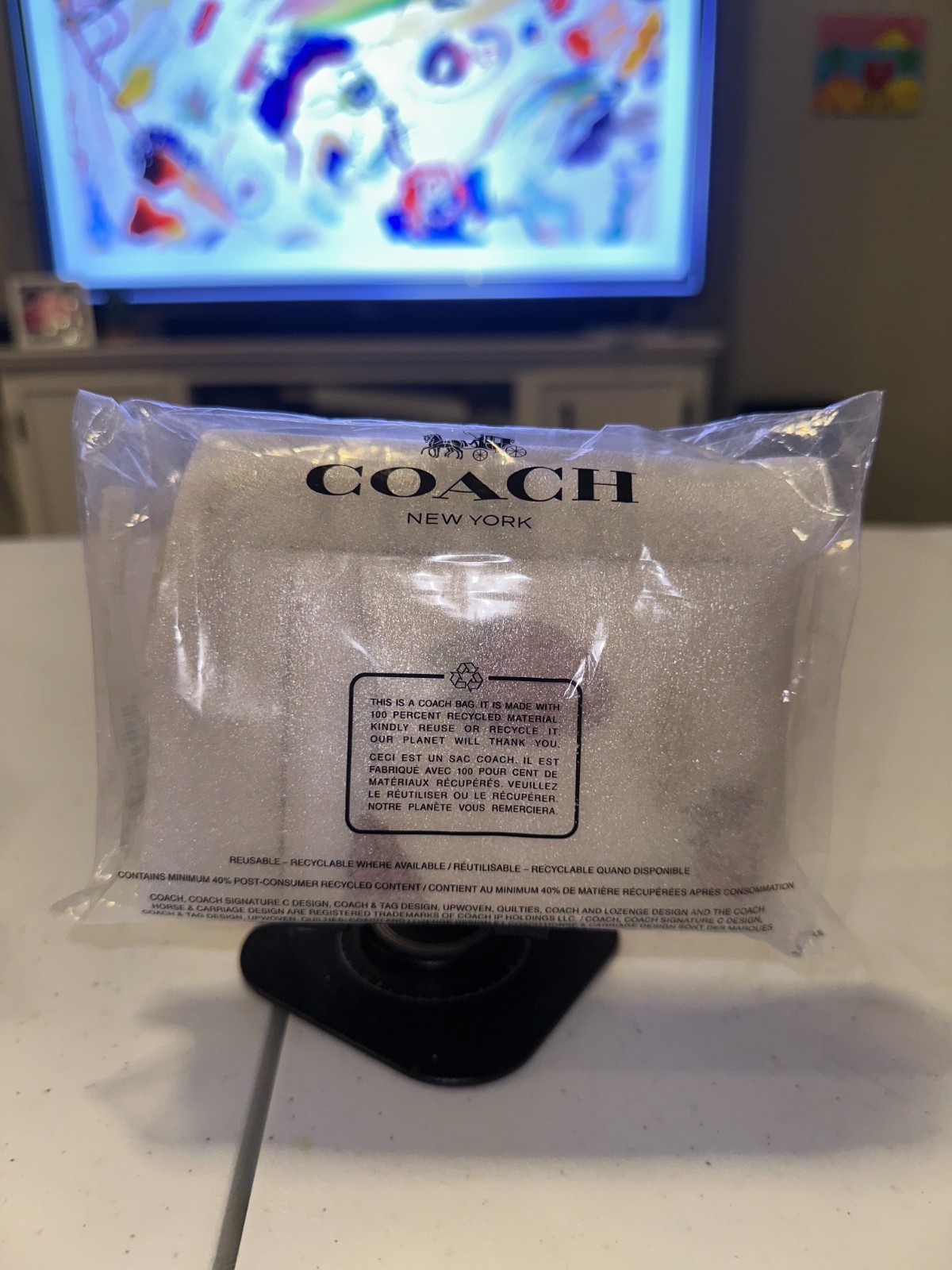 Brand New never opened Coach Zip Card Case With Strawberry Print