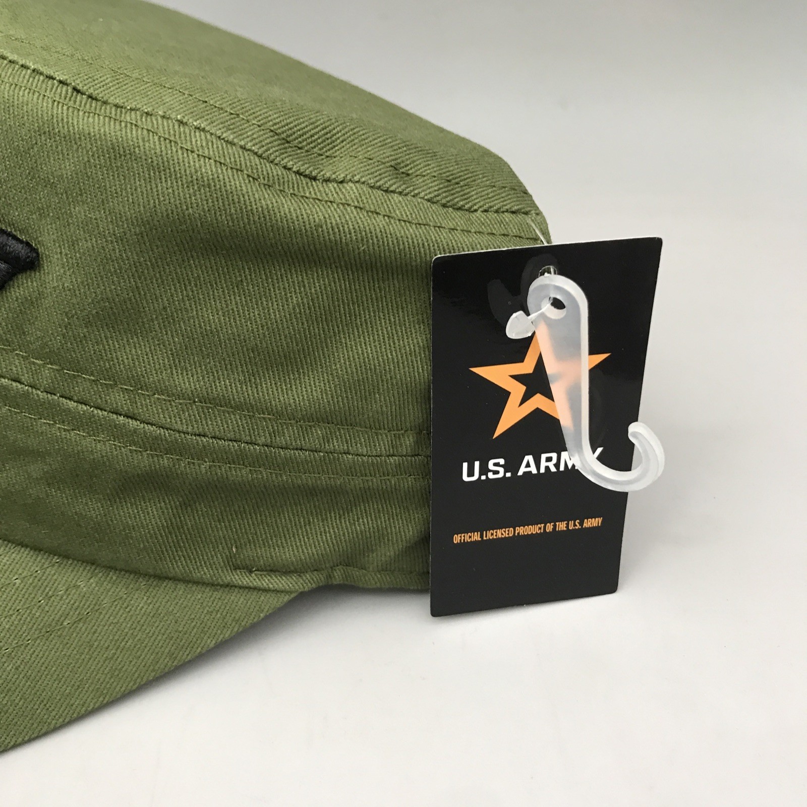 Licensed U.S. Army Flattop Cap Hat Green One Size Brand New