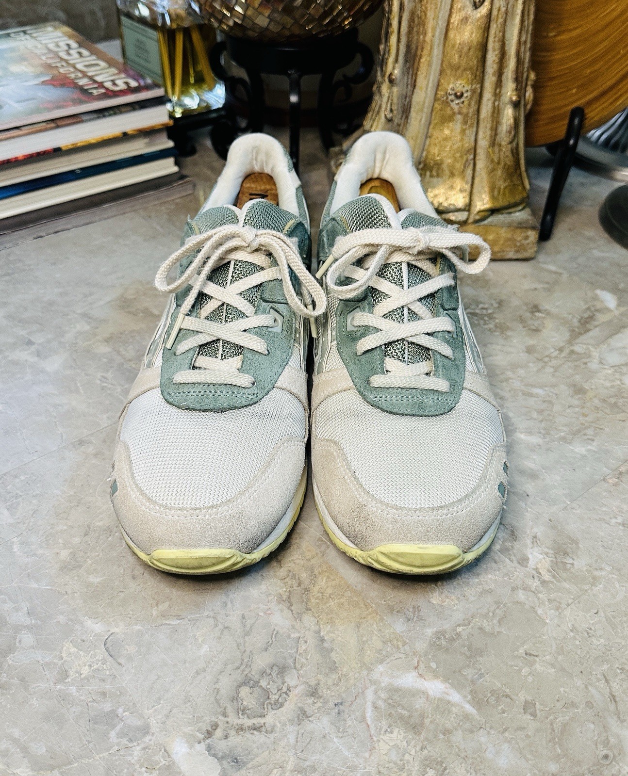 Asics Gel-Lyte III OG Light Sage / Slate Grey Running Shoes Size 10US