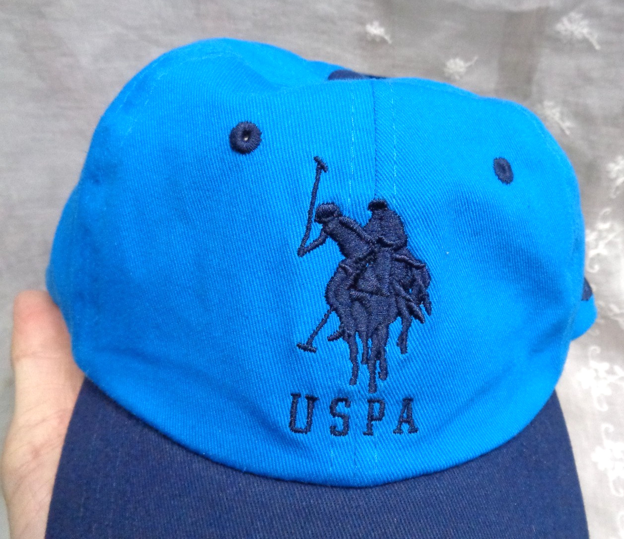 Youth U.S. POLO ASSN. Ball Cap Hat ~ BLUE / USPA 3 ~ Style CH240078 ~ NWT