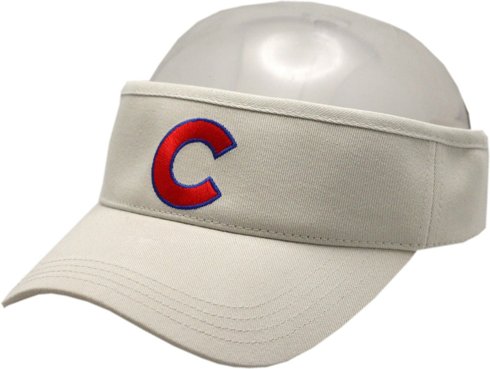 Chicago Cubs Visor C Logo Adjustable Stone Wash
