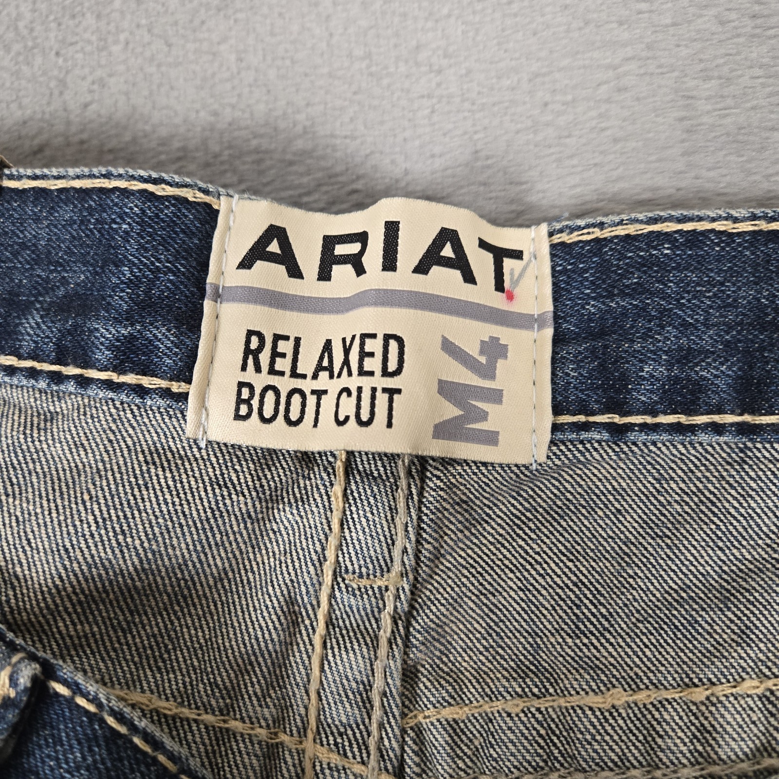 Ariat Jeans Mens 34×36 M4 Relaxed Bootcut Denim Gulch Blue Cowboy Western NWT