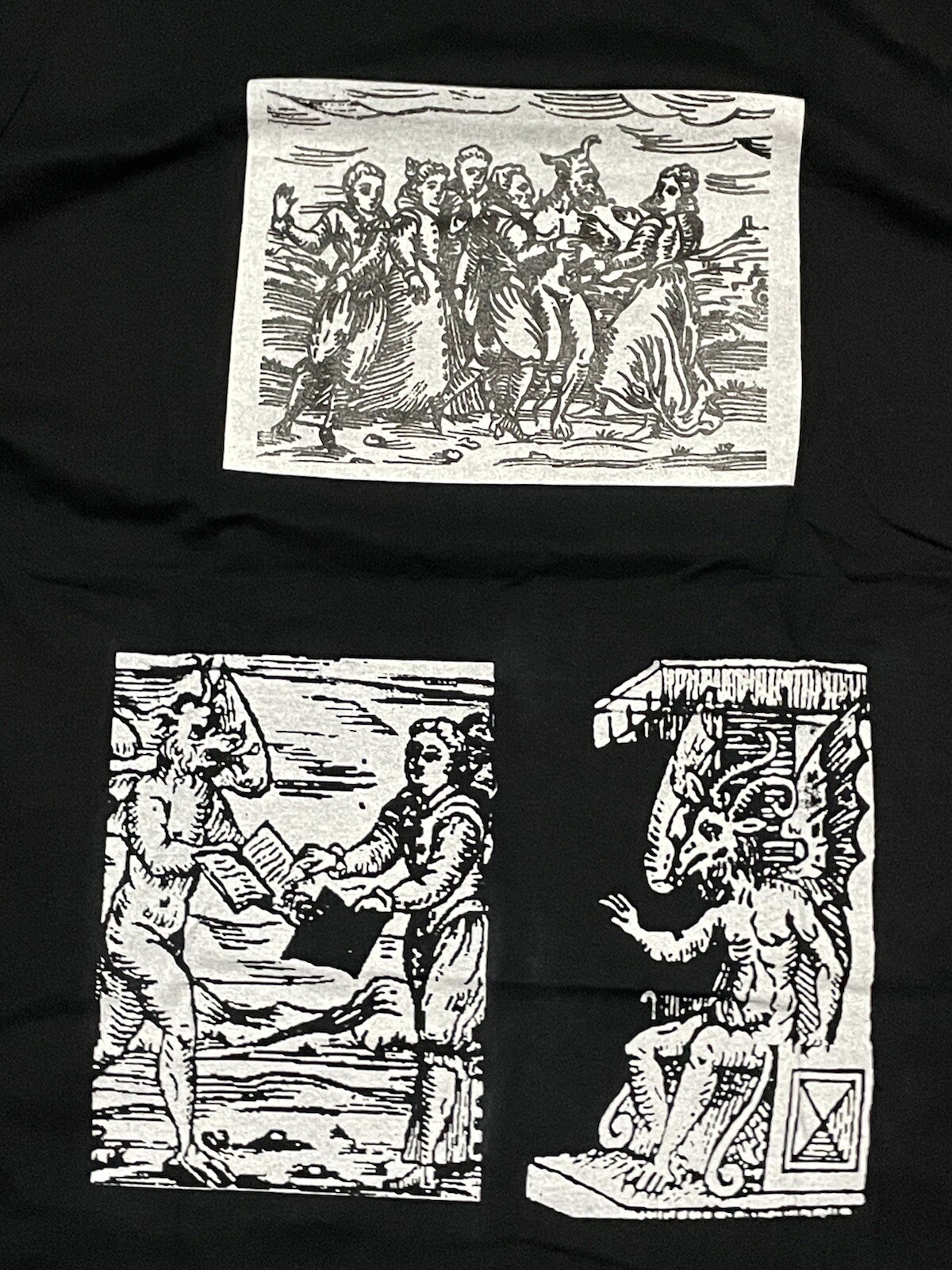 Witch T Shirt XXL Size Devils pact Demons Witches sabbath Occult Screen printed