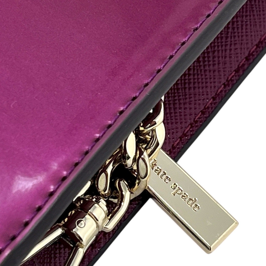 Kate Spade Glitter Lilly Pochette Dark Raspberry Bag 🎁 New with tags. $249