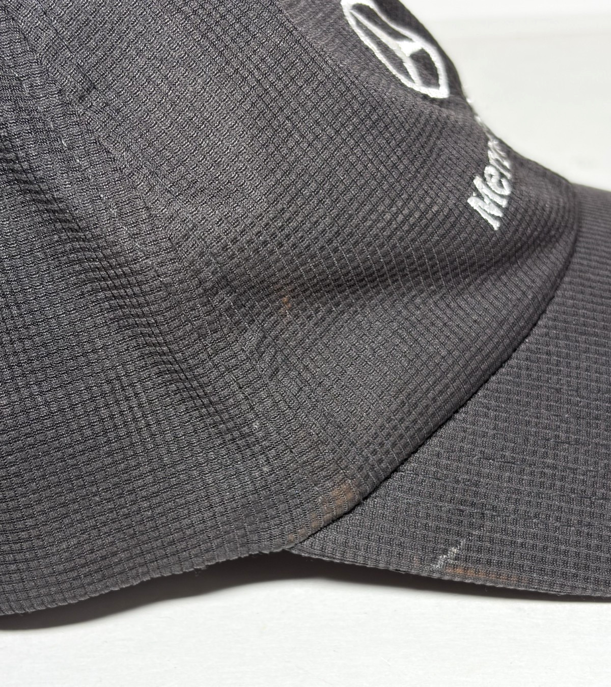 Mercedes-Benz Black Baseball Hat Cap, Embroidered Logo, Adjustable Strapback