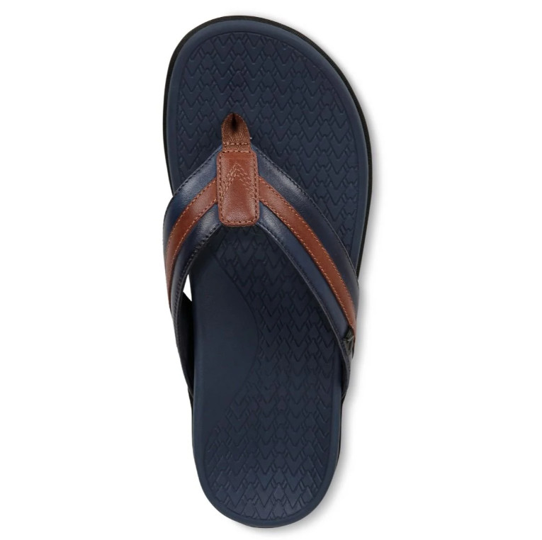 NEW Vionic Men’s Tide II Toe Post Sandal, Black