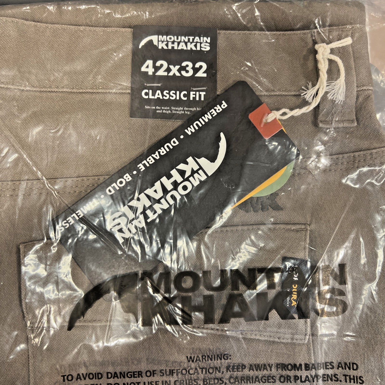Mountain Khakis Highland Brush Pants 42×32 NWT Firma Cordura Reinforced Classic