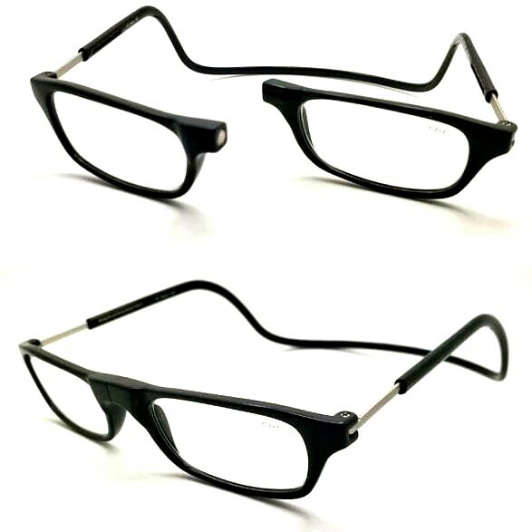 Clic Original Magnetic Magnified Readers Black, Tortoise, Smoke or Clear Reading