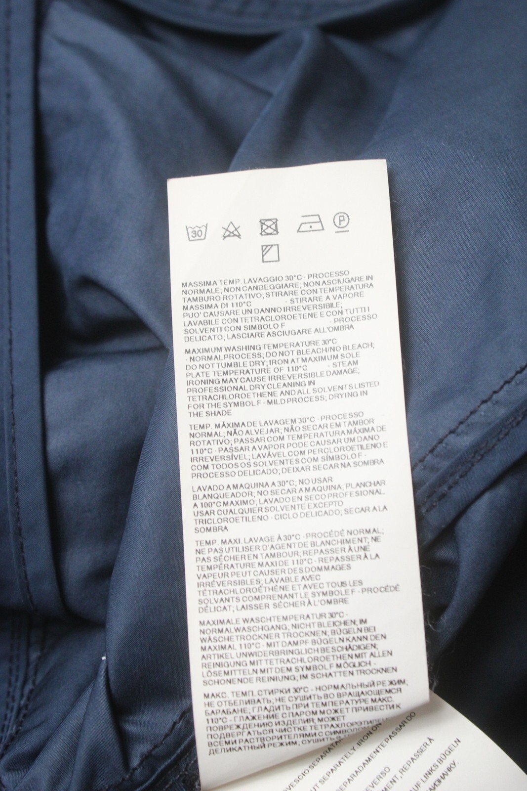 Armani Jeans Jacket Mens Eu 54 Unlined Spread Collar Zip Up Dark