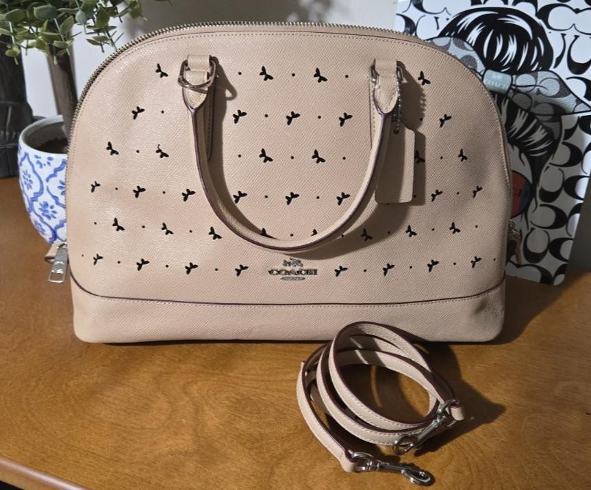 Coach Authentic Sierra Butterfly Satchel Excellent Beechwood USA