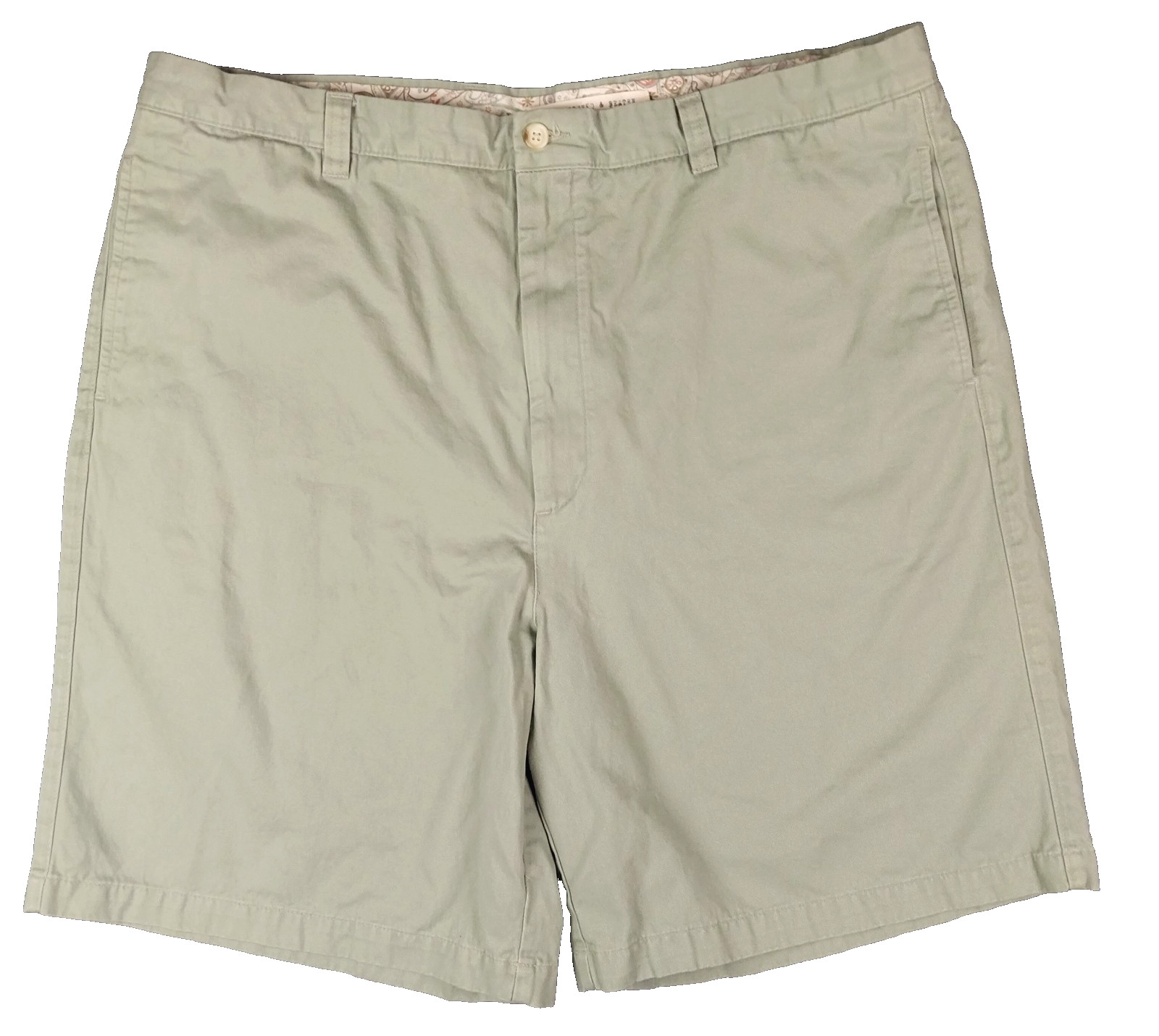 Romualdo Vintage Shorts Men’s Size 40 Washed Stoned & Beaten Twill Pale Green