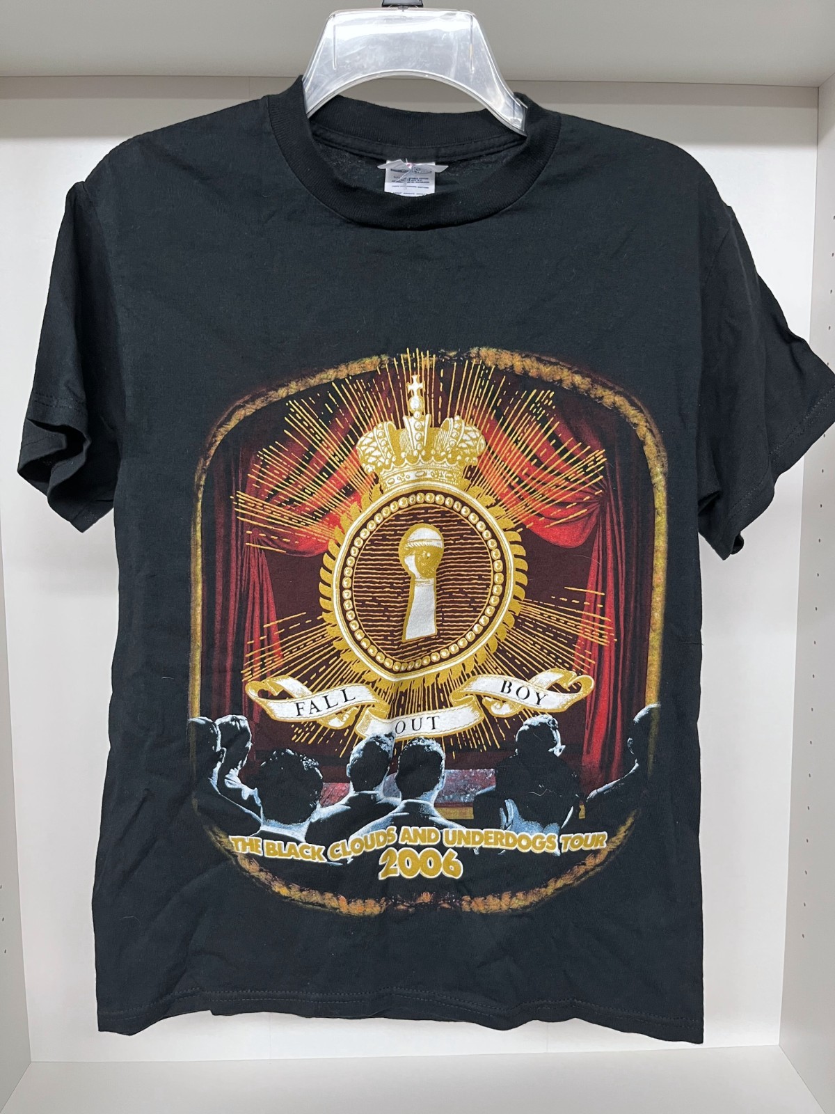 RARE 2006 Fall Out Boy The Black Clouds & Underdogs Tour T-Shirt! Vintage SMALL!