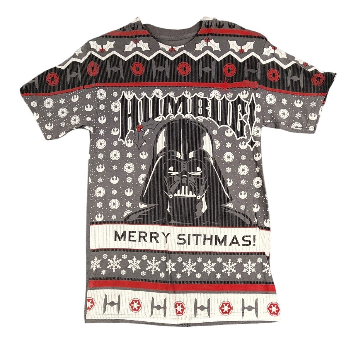 Disney Parks Star Wars Darth Vader Merry Sithmas Hanes Beefy T Shirt Small