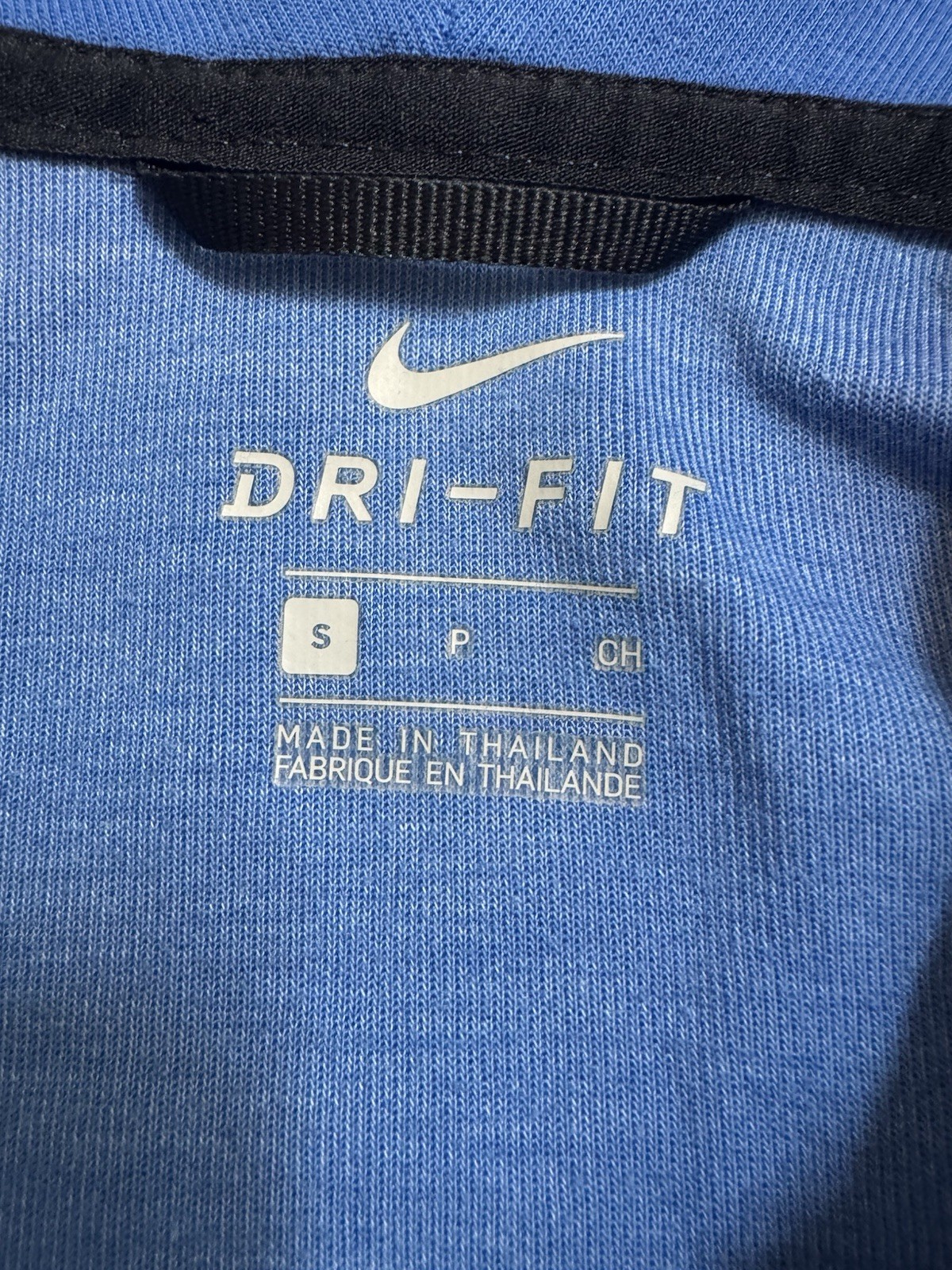 Blue Nike Dri-Fit Basketball Hoodie Zipper Jacker Size S
