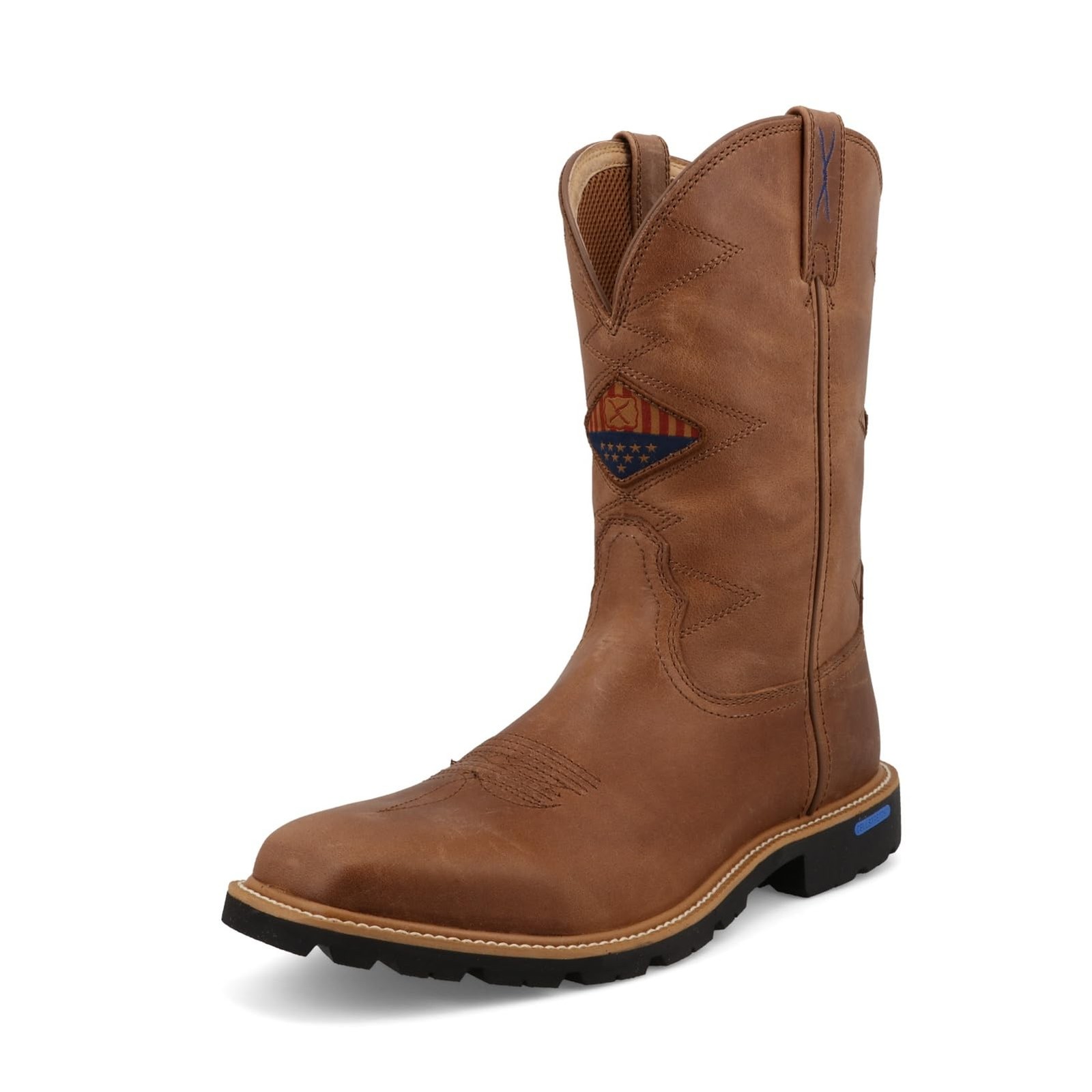 Twisted X Men’s 11″ Tech X Boot Wide Square Toe CellStretch Tech X Ginger 9.5 EE
