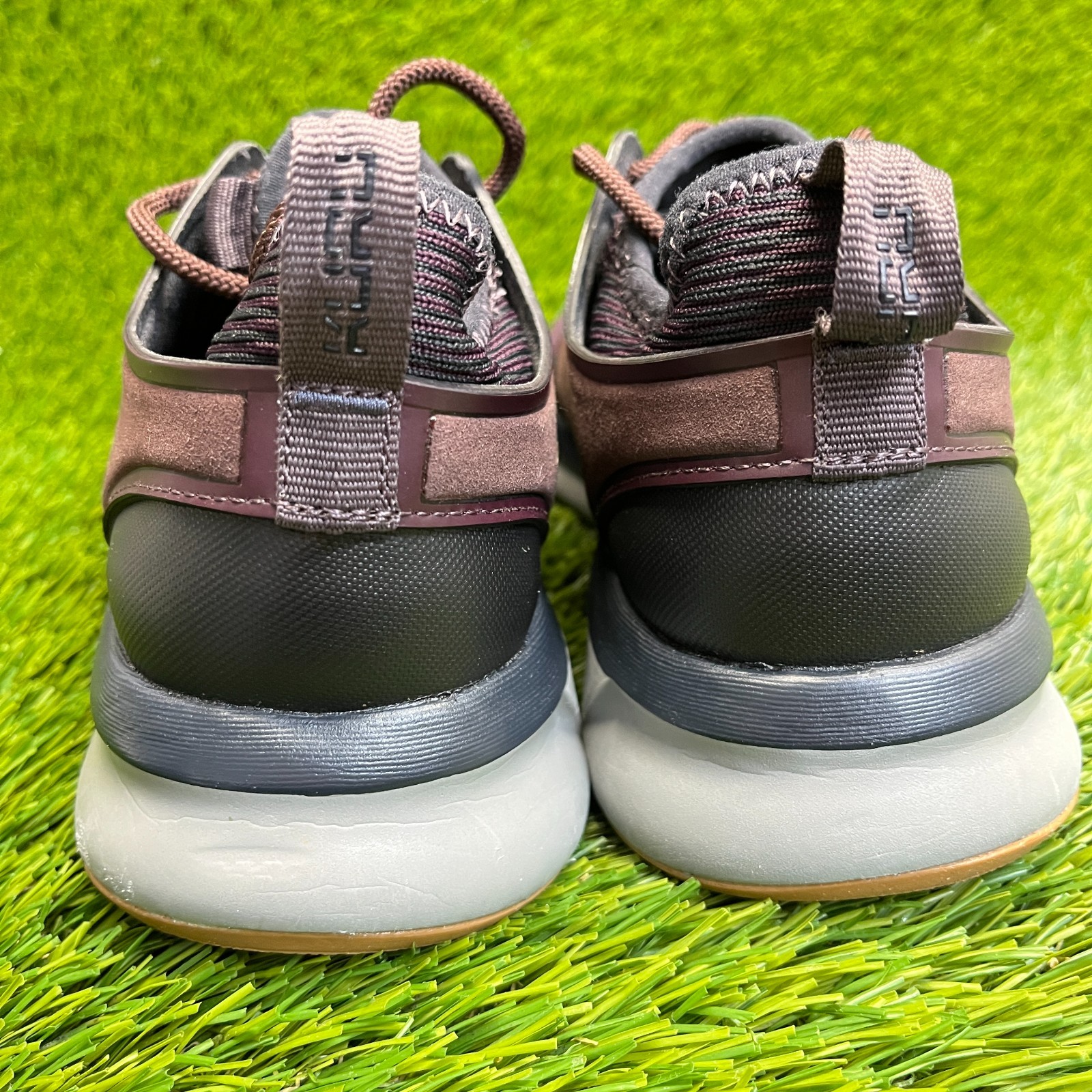 Kuru Atom Womens Size 7D Brown Gray Athletic Running Walking Shoes Sneakers