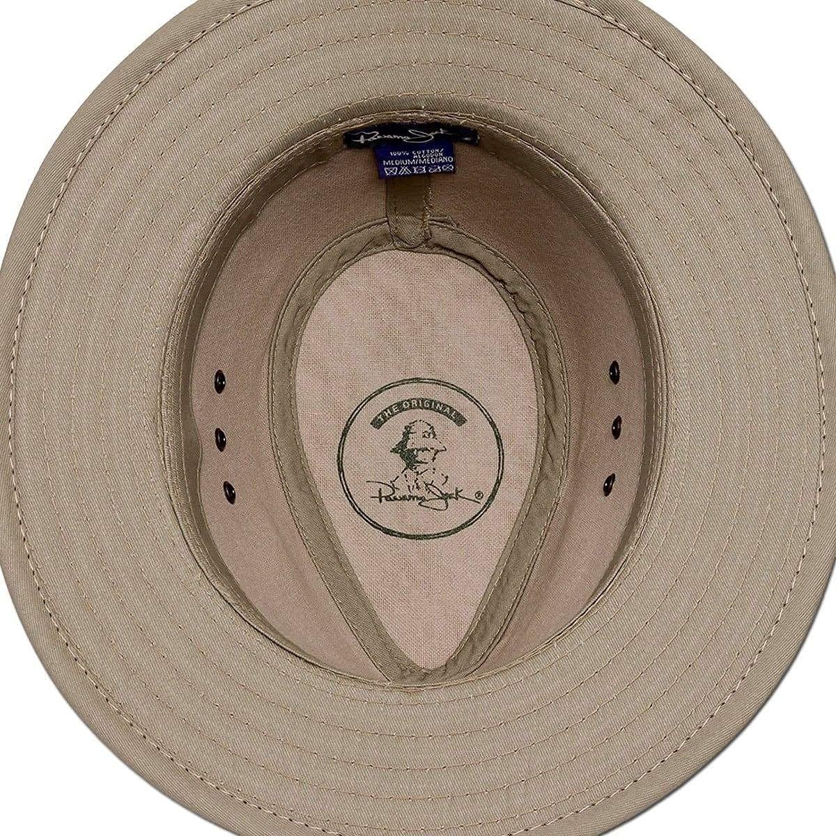 Panama Jack Men’s Original Canvas Safari Sun Hat, 2 1/2″ Brim, UPF (SPF) 50+