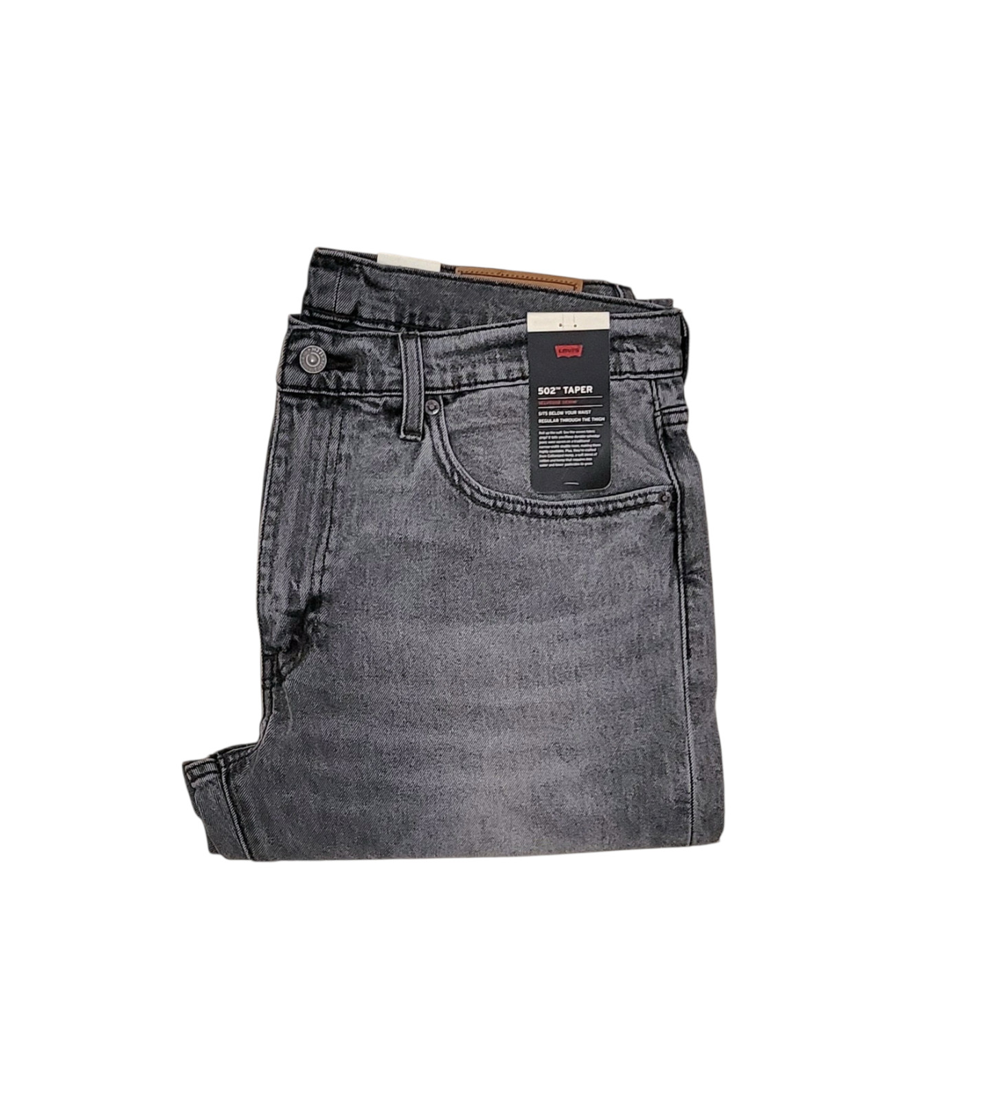 Levi’s Men’s 502 Taper Fit Premium Selvedge Jeans Grey 295071582