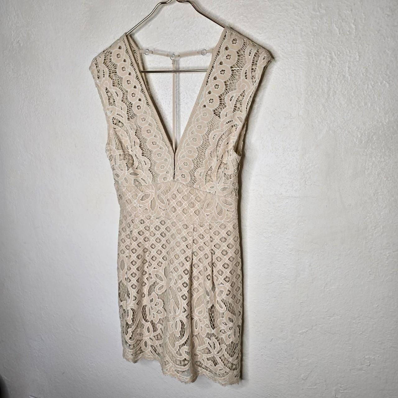 Free People One Million Lovers Lace Mini Dress