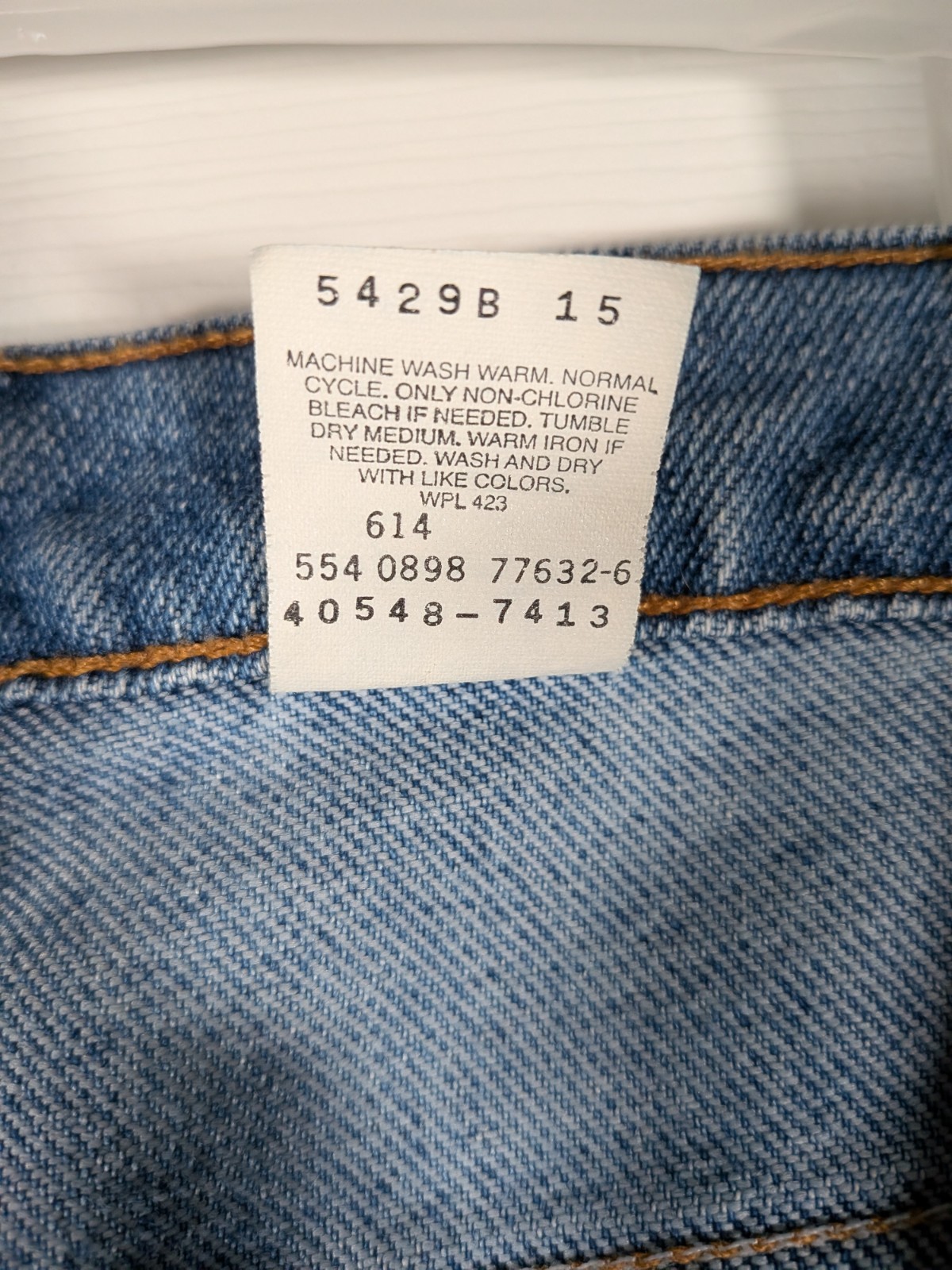 Vintage 1990s Levi’s 540 Flex Relaxed Fit Jeans Mens 38×32 Made In USA Brown Tab