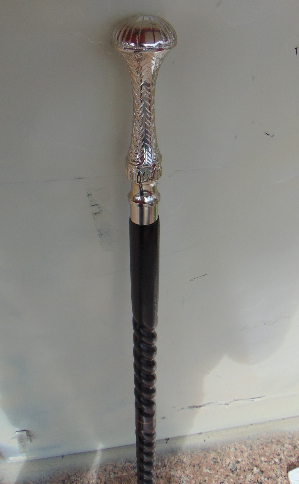 Vintage Style Antique Victorian Designer Brass Handle Wooden Walking Stick Cane