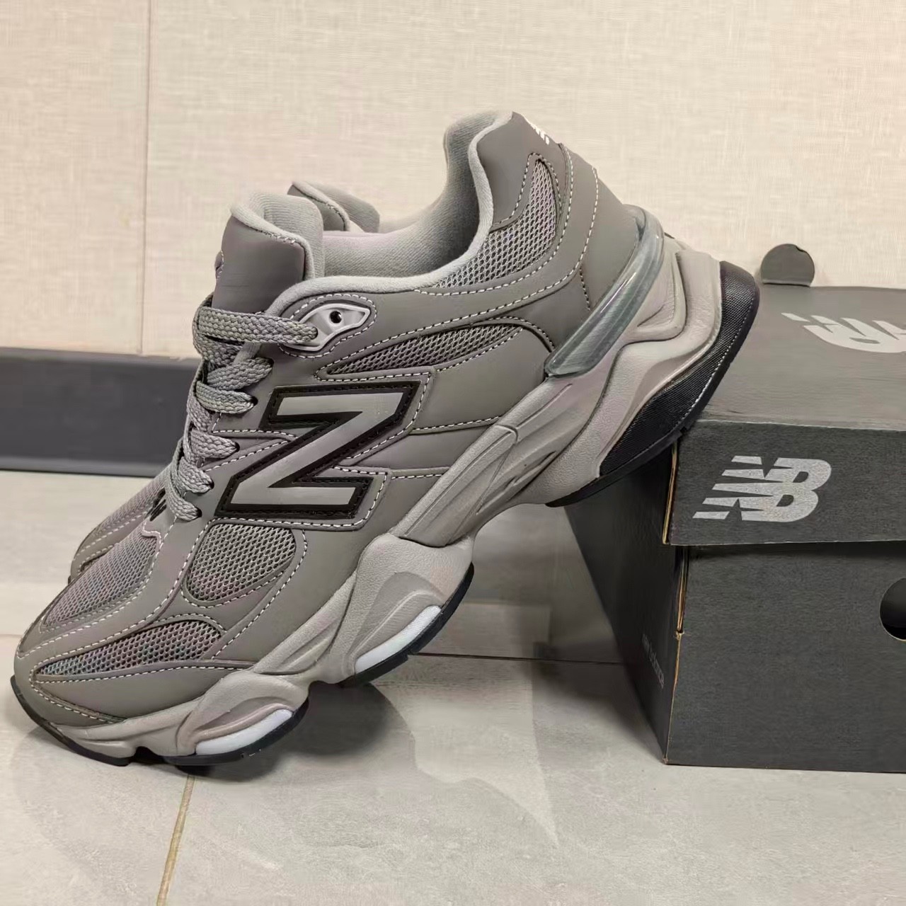 New Balance 9060 Shadow Grey Black U9060ZGB Men’s Sneakers