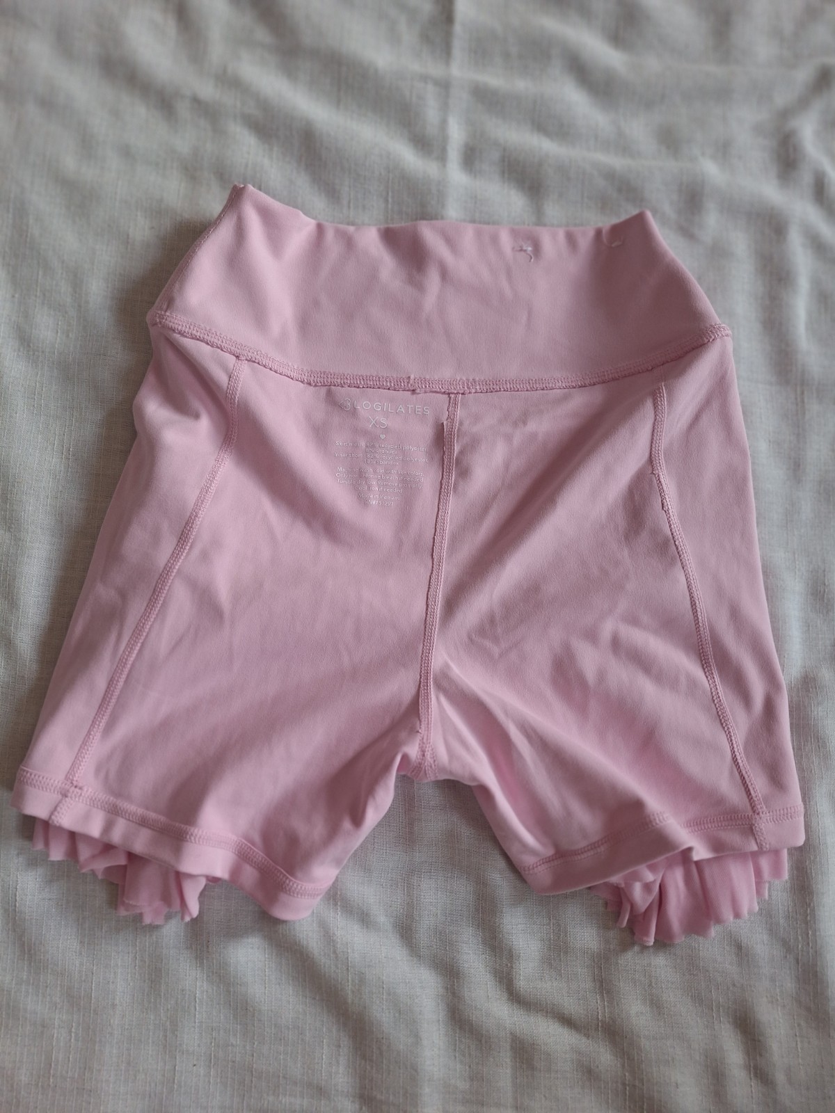 Blogilates Women’s XS Pink Pull-On Athletic Dance Skort with Pockets