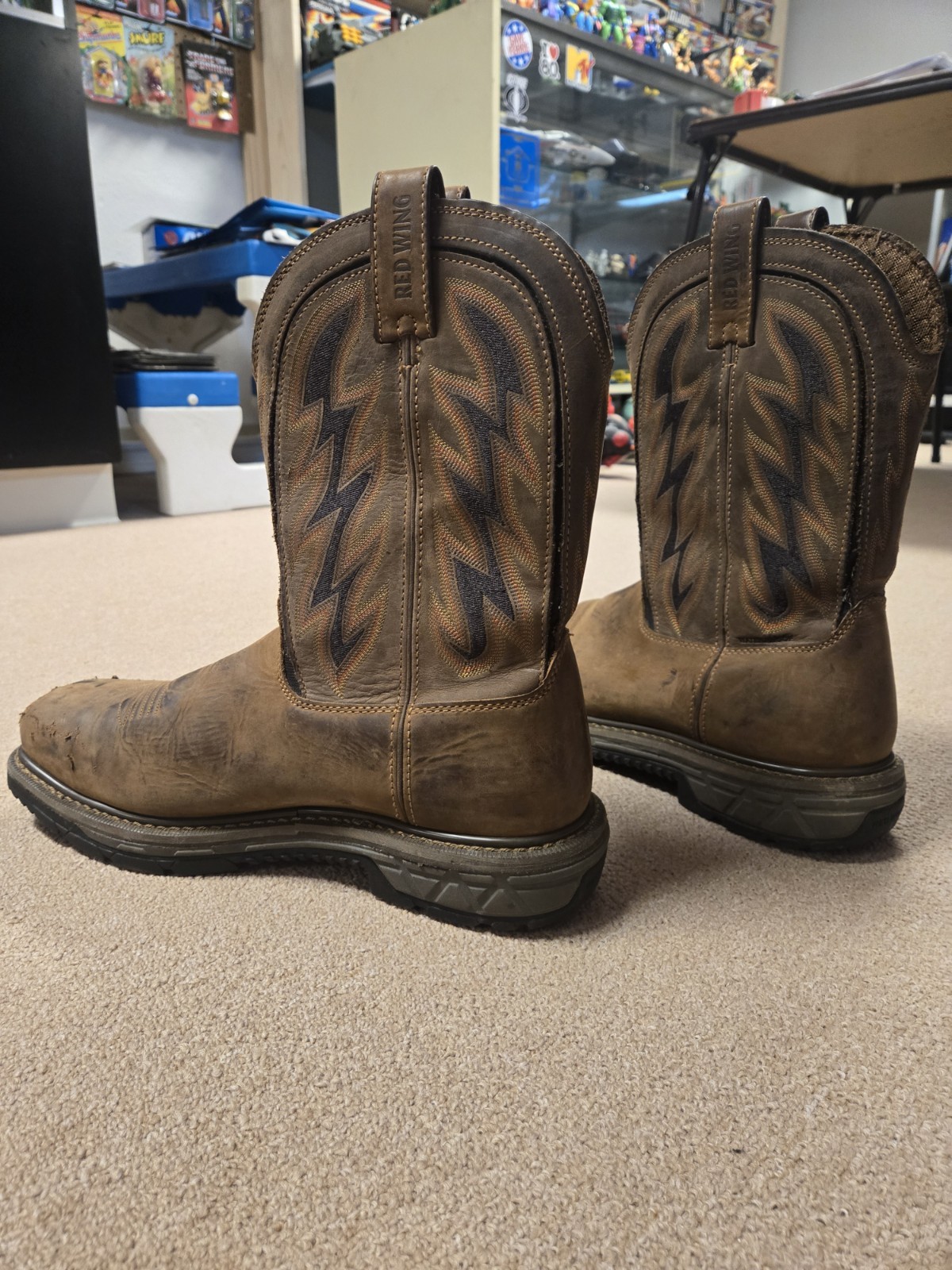 Mens Red Wing 2204 Rio Flex 11.5 Waterproof Safety Toe Pull-On Boot GOOD COND!