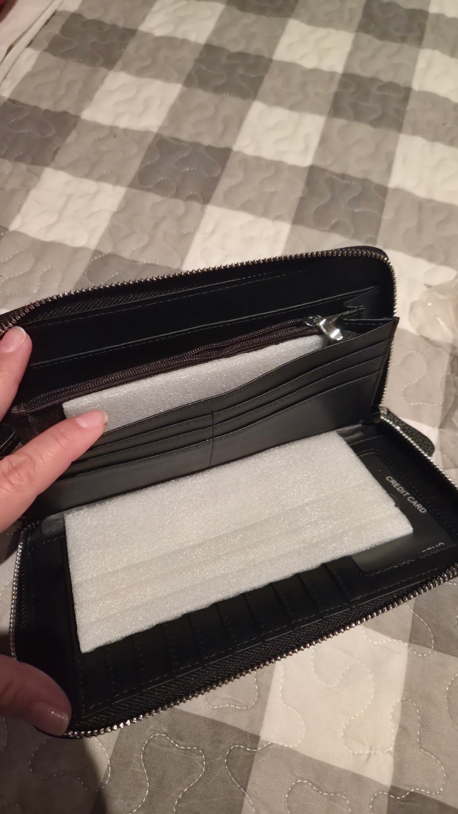 Womens Wallet RFID Blocking Genuine Leather Multi Credit Card Large Capacity …