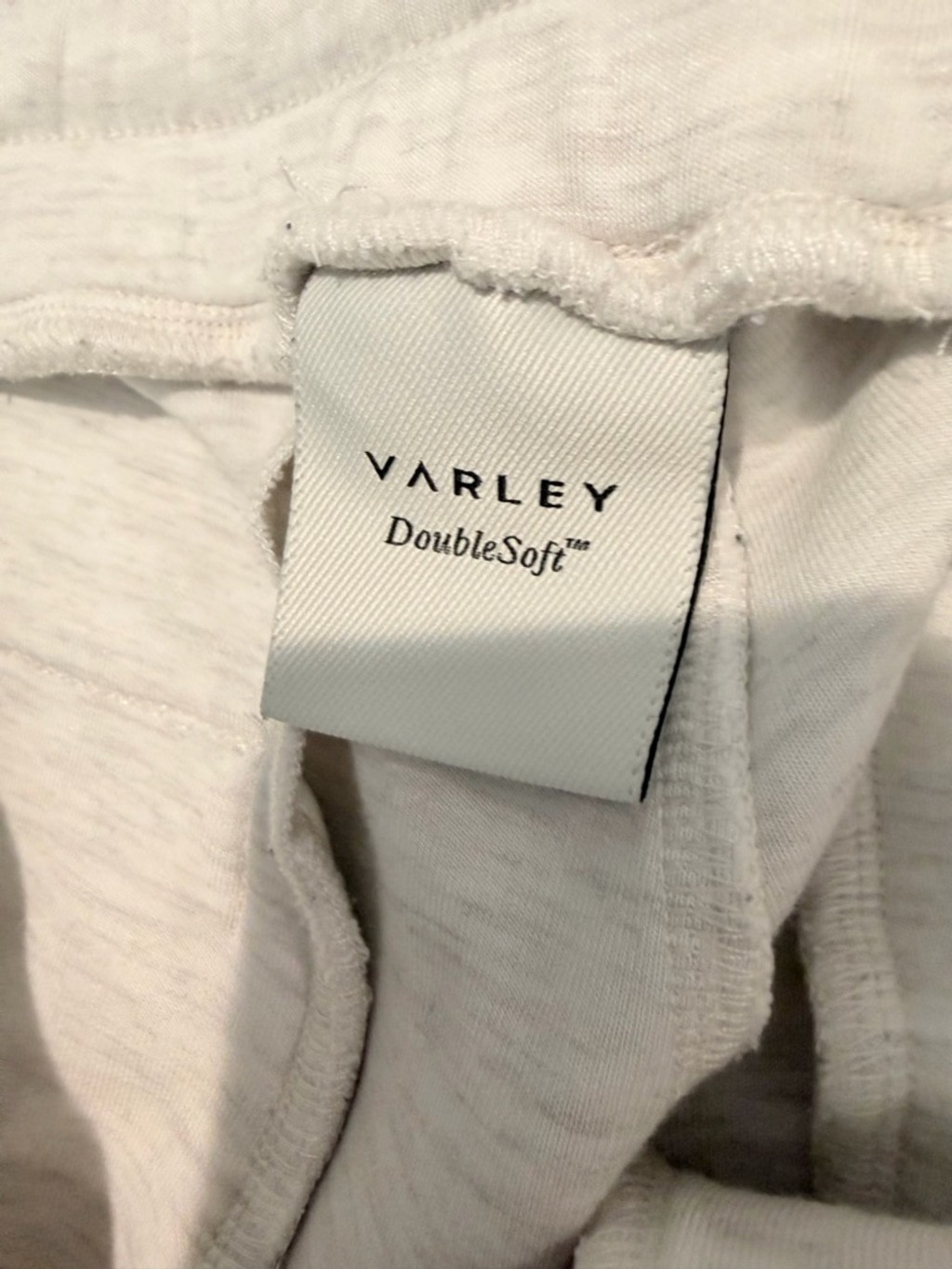 Varley The Slim Zip Hem Pants 29.5″ Ivory Marl Women’s Size Large