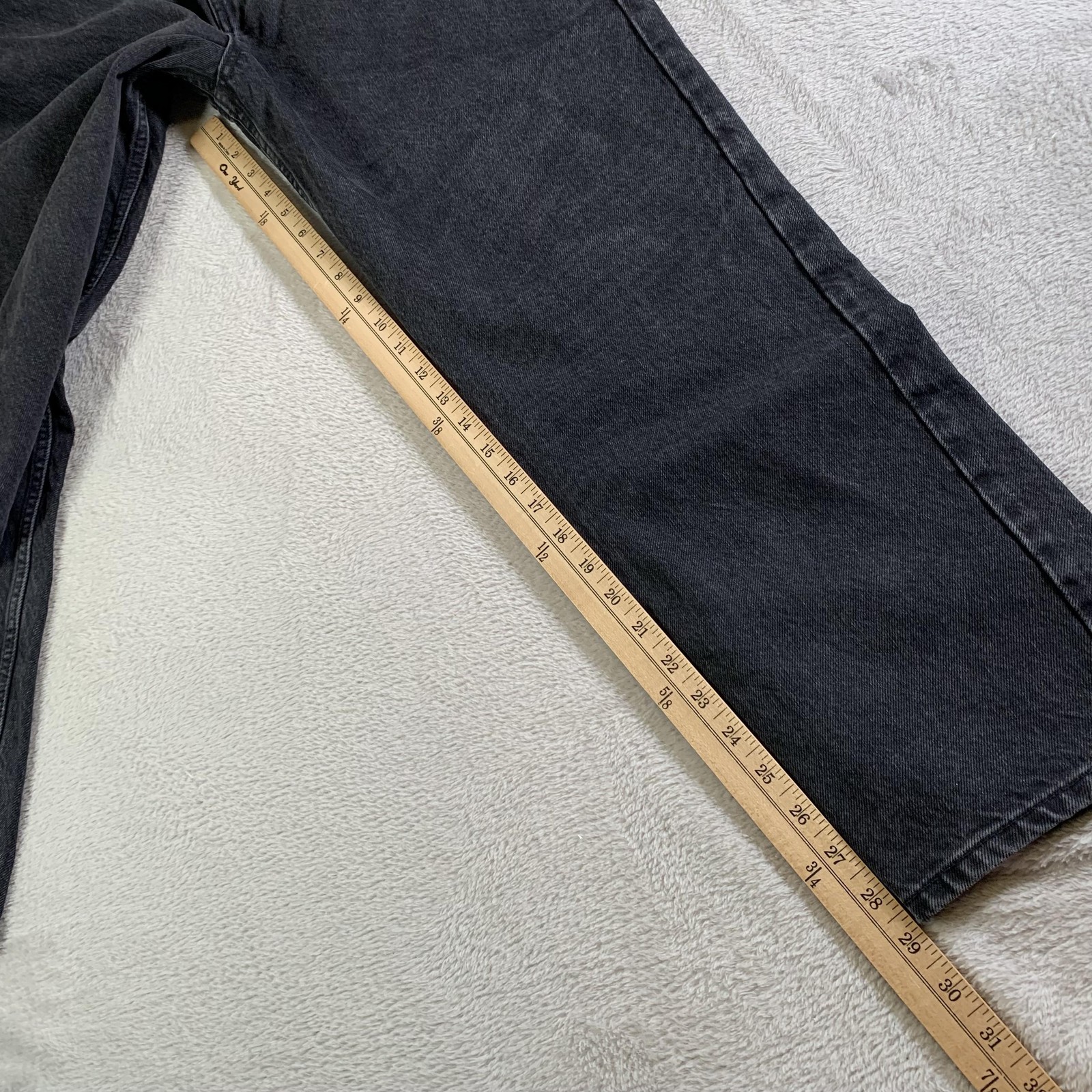 BDG Dad Jeans Mens 34×29 (Tag 34×32) Gray Straight Charcoal Wash Button Fly