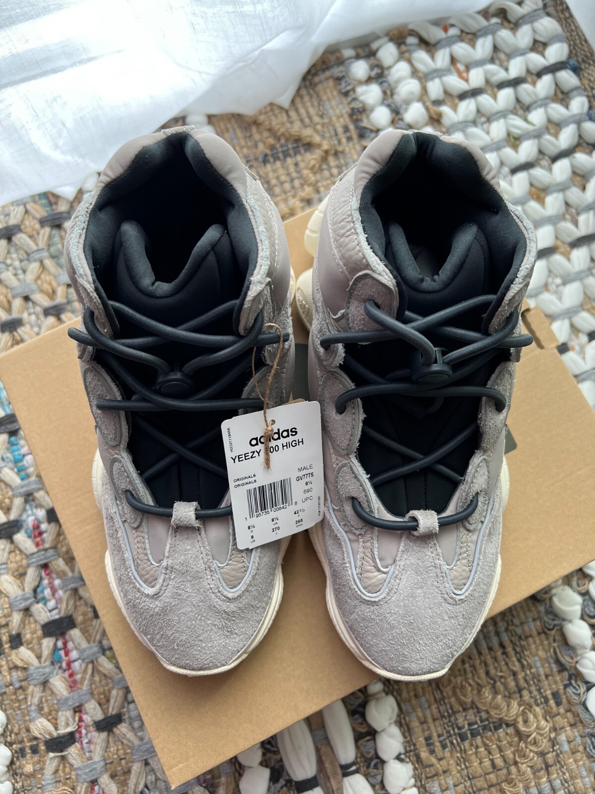 adidas Yeezy 500 High Mist Stone US 9