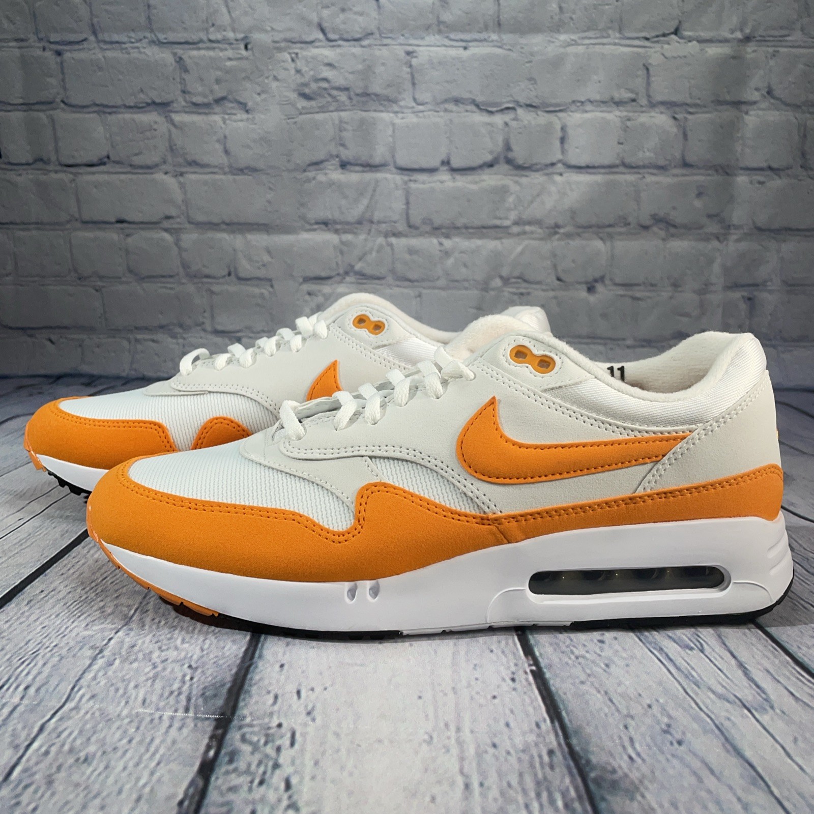 Nike Air Max 1 ’86 OG Golf Shoes Bright Ceramic White DV1403-118 Mens Sz 10.5