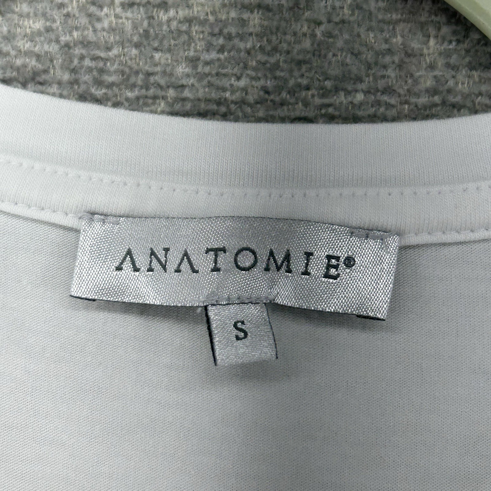 Anatomie Top Women Size Small White Casual Pima Cotton Summer