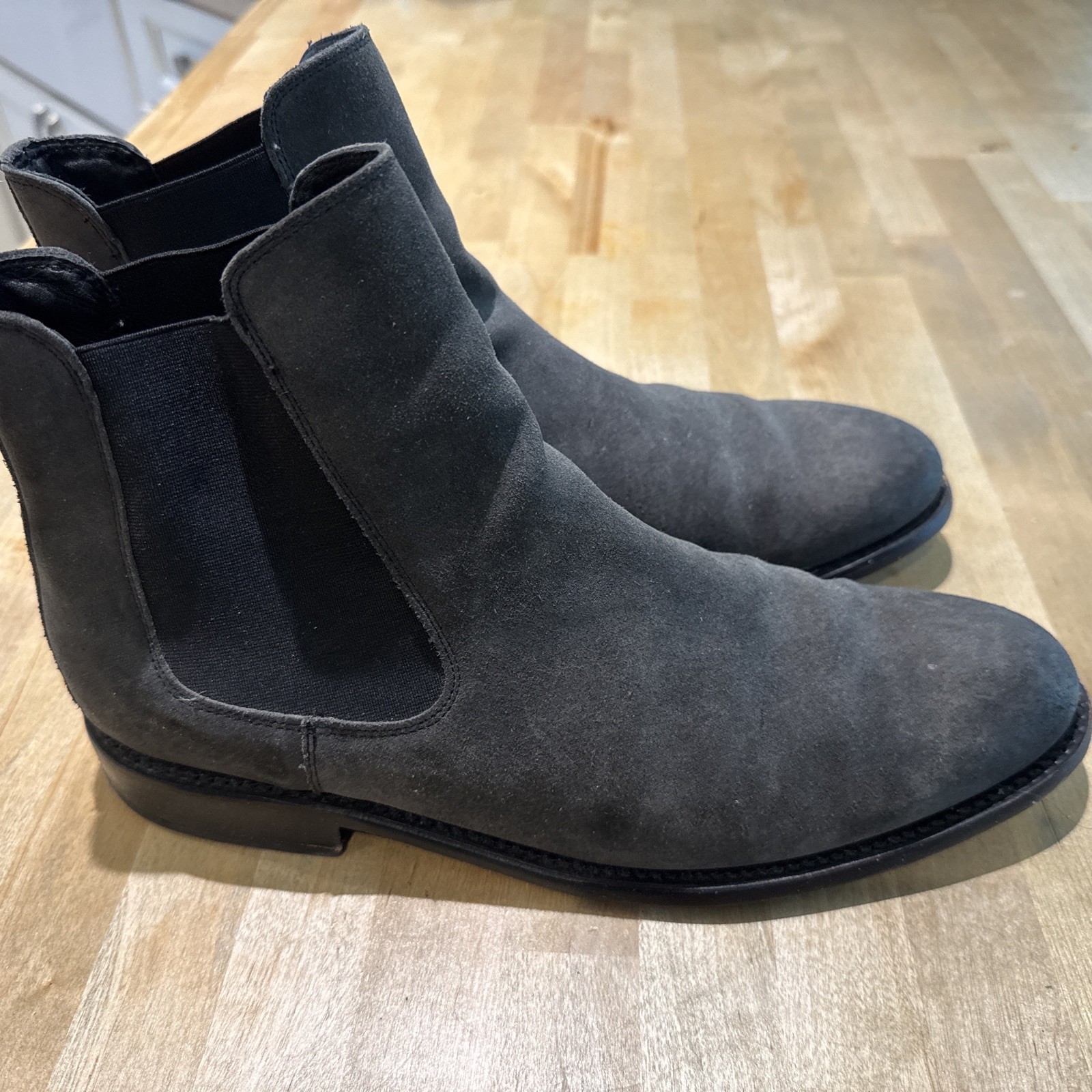 Thursday Boot Company Cavalier Men’s Chelsea Boot, Size 11 Grey suede