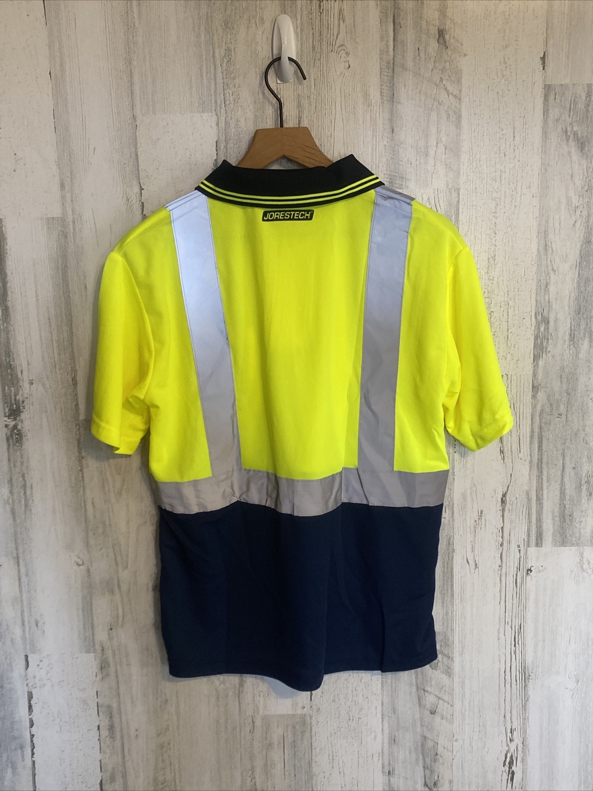 Jorestech T Shirt ANSI Reflective Safety Short Sleeve Two Tone Size Small