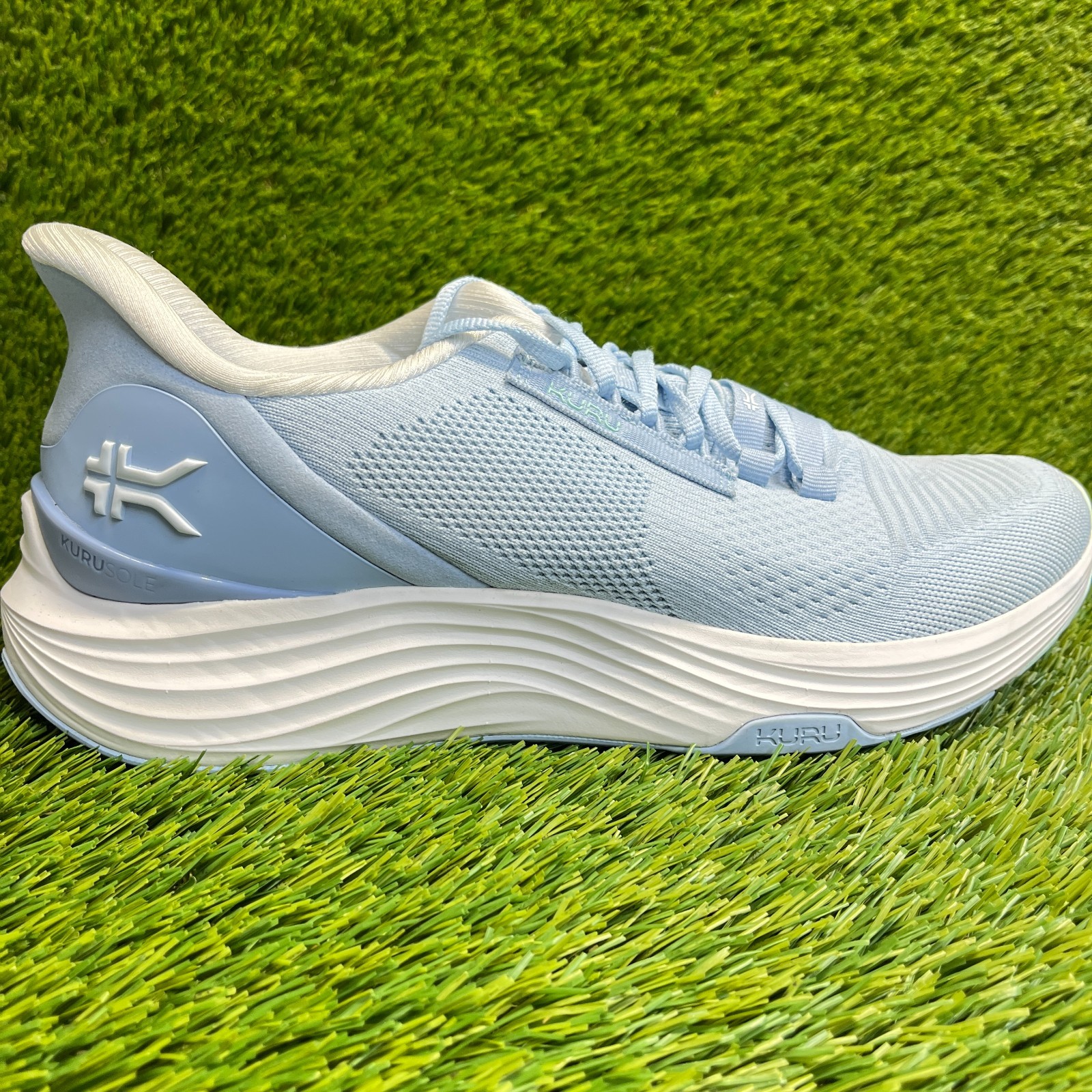 Kuru Atom 2 Womens Size 11.5 Blue White Athletic Running Walking Shoes Sneakers