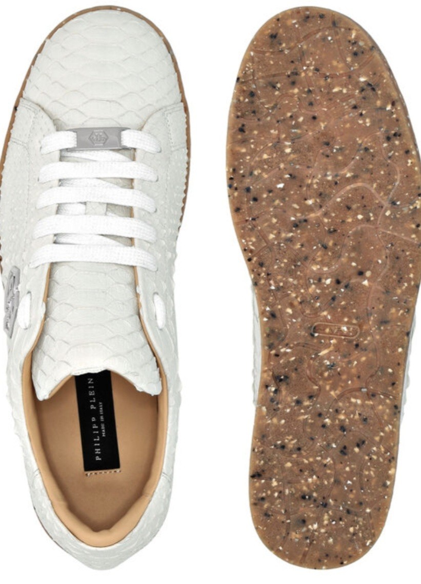 PHILIPP PLEIN LO-TOP PYTHON SNEAKERS / 41 / NEW /