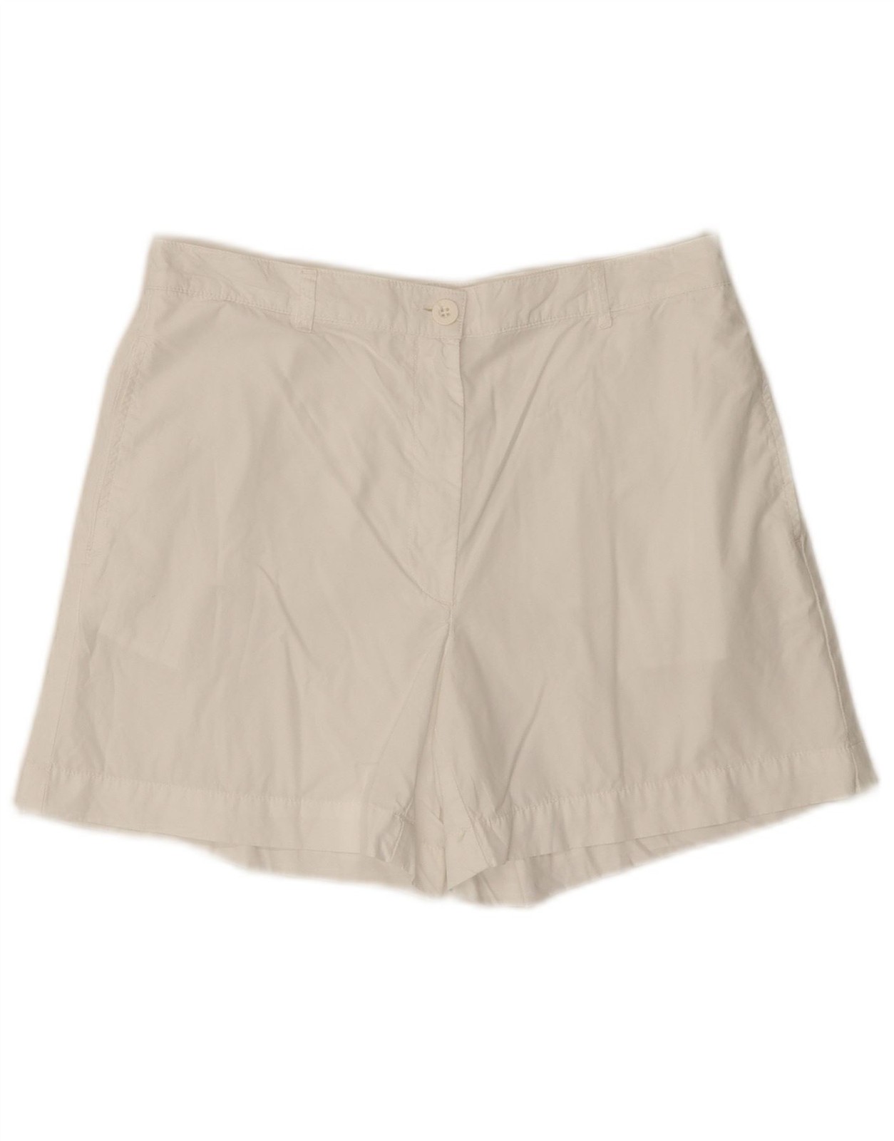 Best Company Womens Chino Shorts IT 46 Large W30 White Cotton AT20