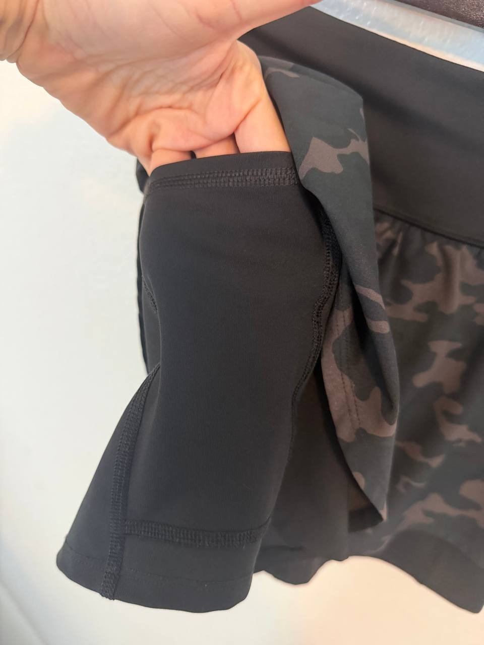 SPANX by Sara Blakely XS/TP Camo 2-in-1 Athletic Running Shorts
